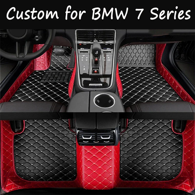 

Car Floor Mats For BMW 7 Series E65 2001~2008 Anti-dirt Leather Mat Carpets Rugs Protective Pad Car Accessories Interior Parts