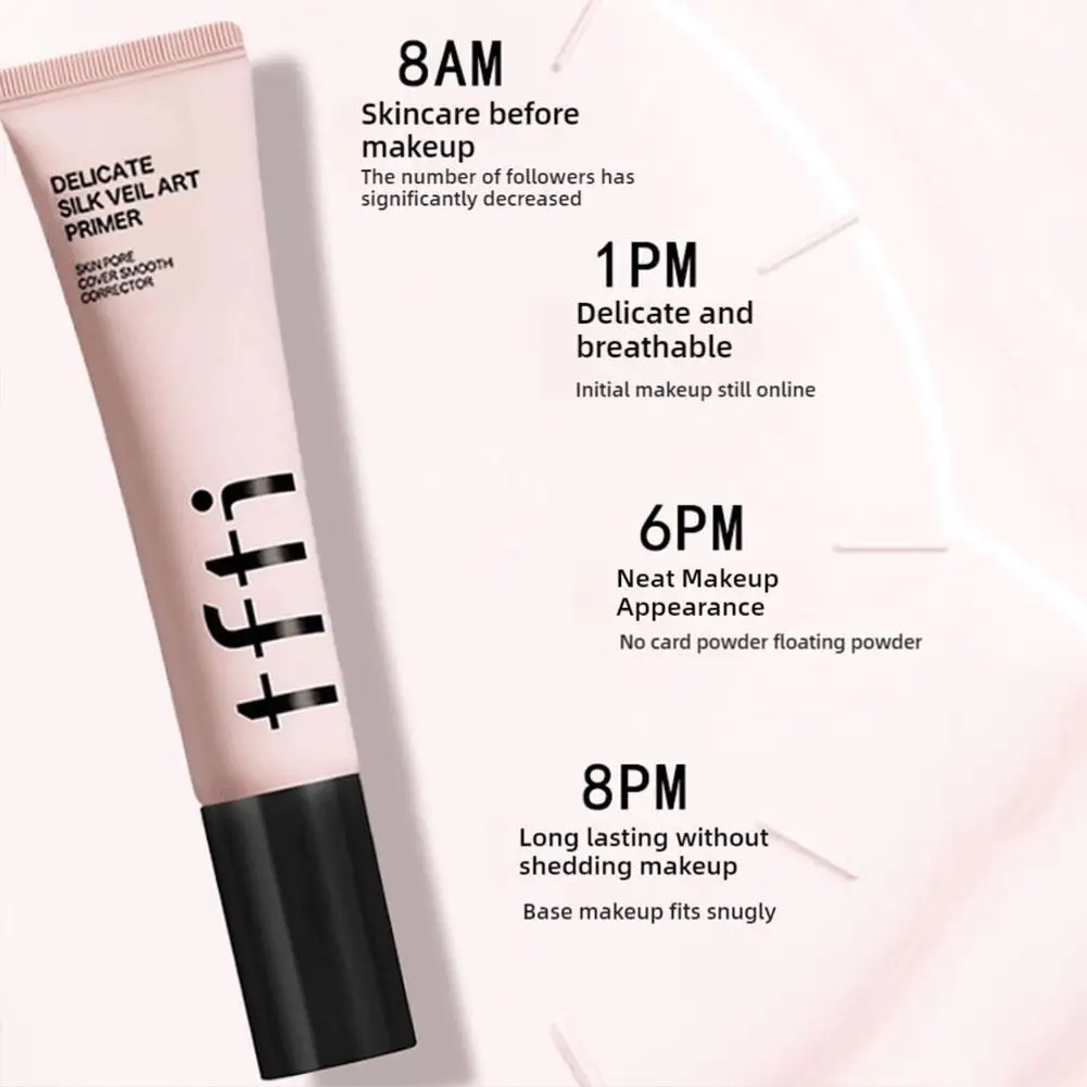 Korea TFIT Facial Makeup Foundation Cream Primer Pore Cover Brightening And Smoothing Dark Circles Correction Foundation 36/100g 4