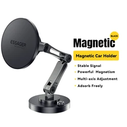 Magnetic Wireless Charger Car Mount - 15W Fast Charging Phone Holder (Ordinary Style)