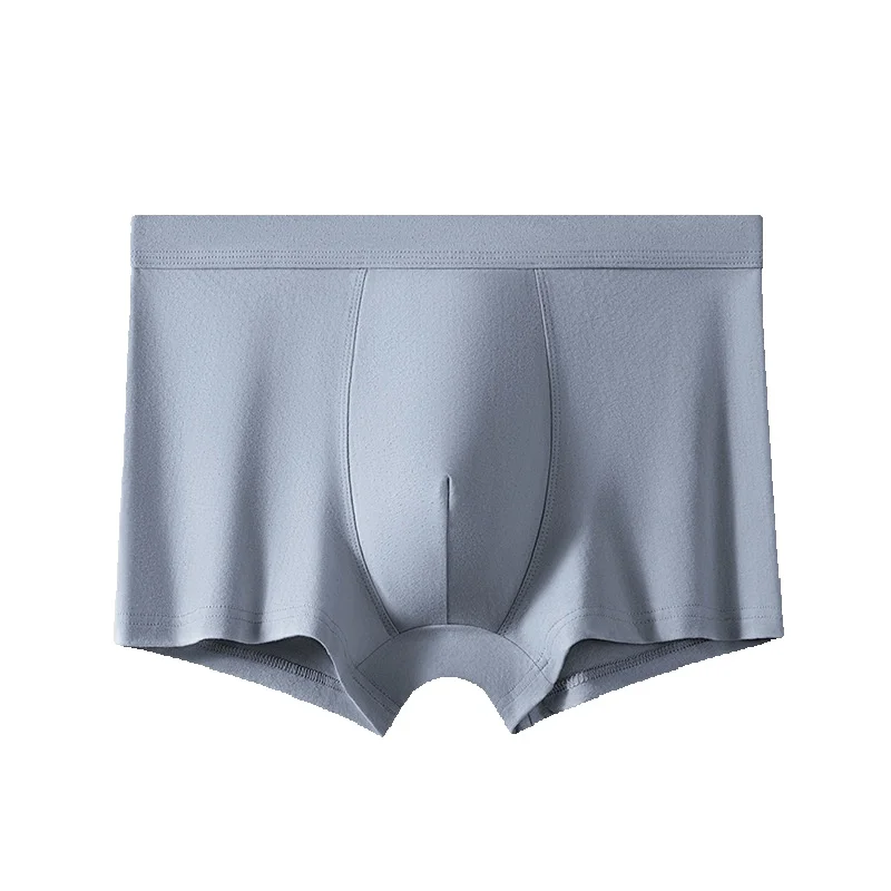 2025 New Bellezza Pure Cotton Class A Boxer Briefs, Breathable Mesh Summer Thin Large Size Men's Four-Corner Underwear_voghion.com