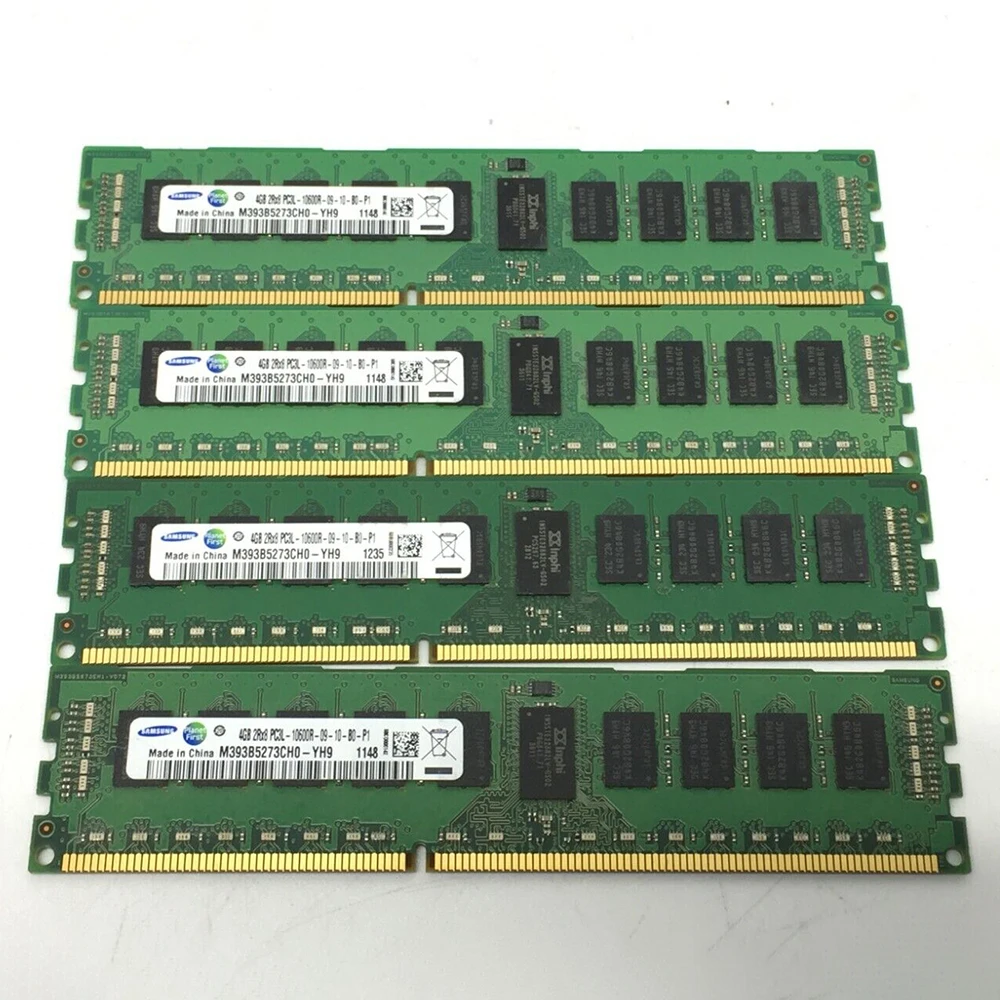 1Pcs For Samsung RAM 4GB 4G 2RX8 PC3L-10600R DDR3L 1333 REG Server Memory M393B5273CH0-YH9 6 1Pcs For Samsung RAM 4GB 4G 2RX8 PC3L-10600R DDR3L 1333 REG Server Memory M393B5273CH0-YH9 - Image 4