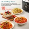 Rice Cooker 10 Cup, 24h Keep Warm, 18 Functions Fuzzy Logic Rice Maker with Stainless Steel Steamer Basket, Sauté, Slow C 2