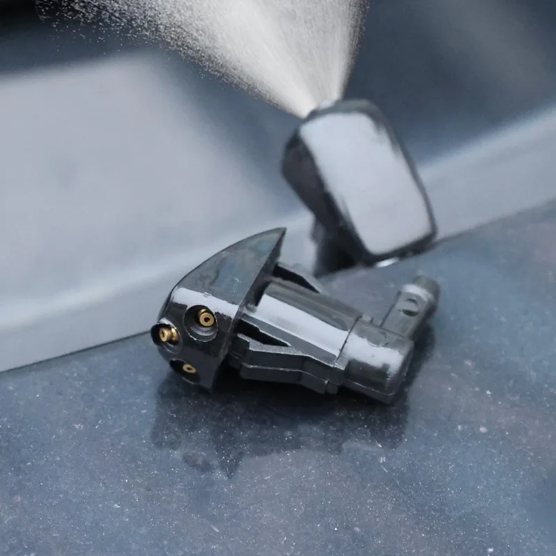 2Pcs Car Windshield Washer Nozzle – Dual Hole Spray Jets for Wiper Washer System, Fits Most Vehicles, Auto Glass Cleaner