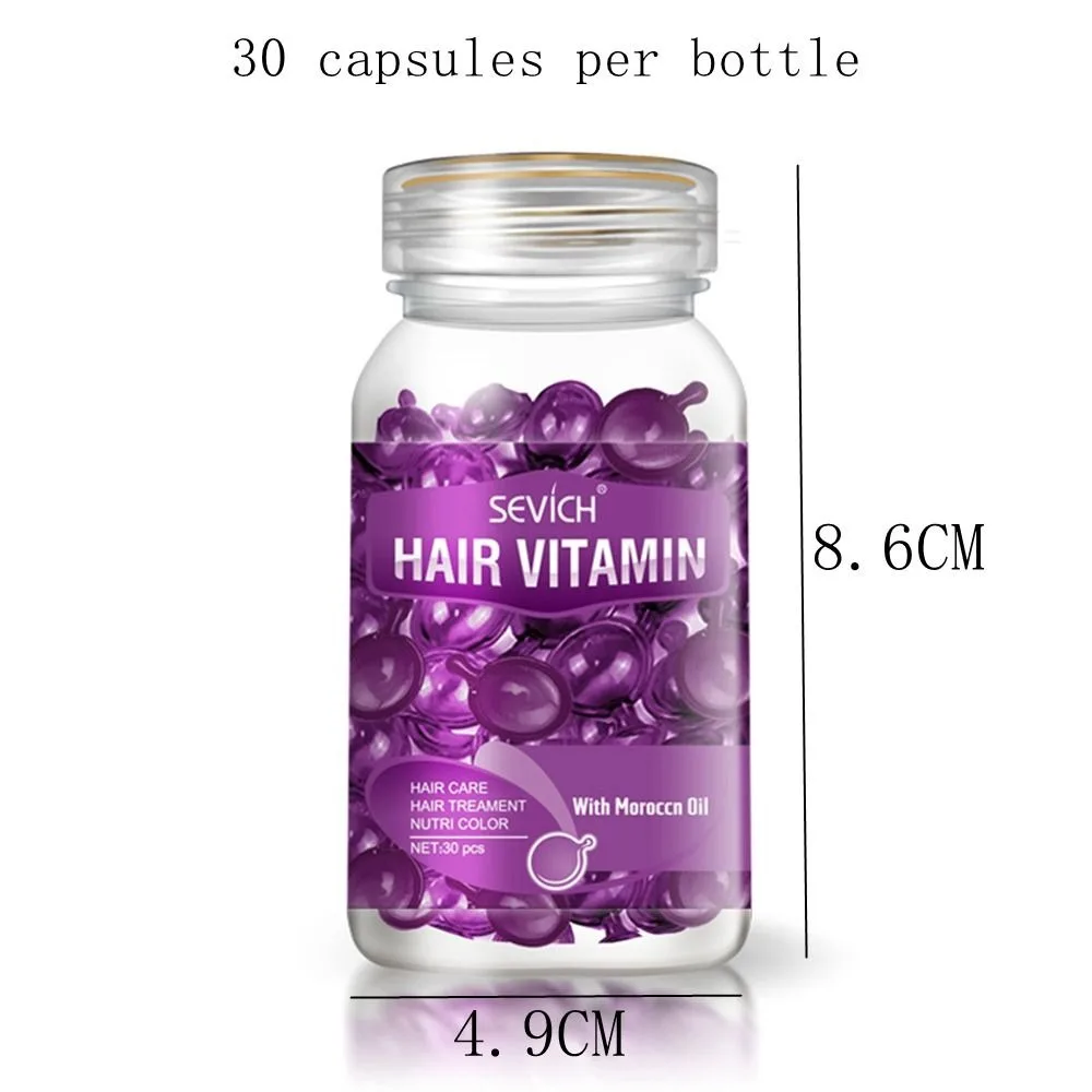 Description Picture 2 of itemHot 30/9Pcs Hair Care Capsules Anti Fury Hair Care Essential Oil Damaged By Hot Dyeing Repair Hair Smooth Hair Care Capsules