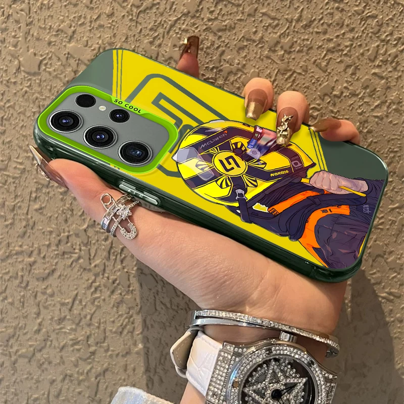L-Lando N-Norris Frosted Acrylic Phone Case Cover