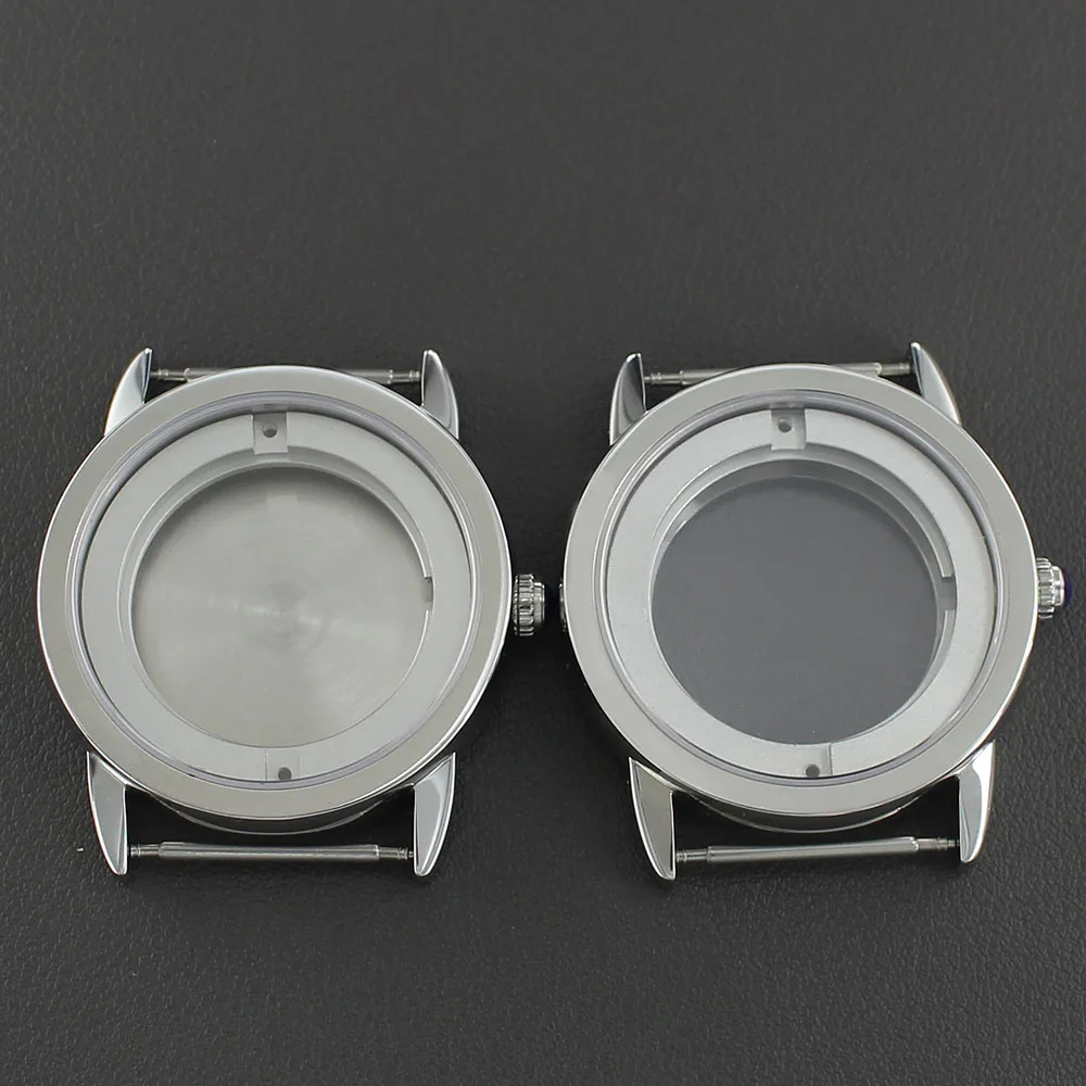 Roségold 42mm Uhrengehäuse Edelstahl Uhrenzubehör für ETA 2824 PT5000 Uhrwerk 34,5mm Zifferblatt Saphirglas – Detail 1