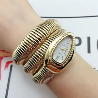 New Luxury Brand Trendy Snake Bracelet Watches Women Fashion Bracelet Infinity Watch Girls Brand Quartz Clock Religios 2