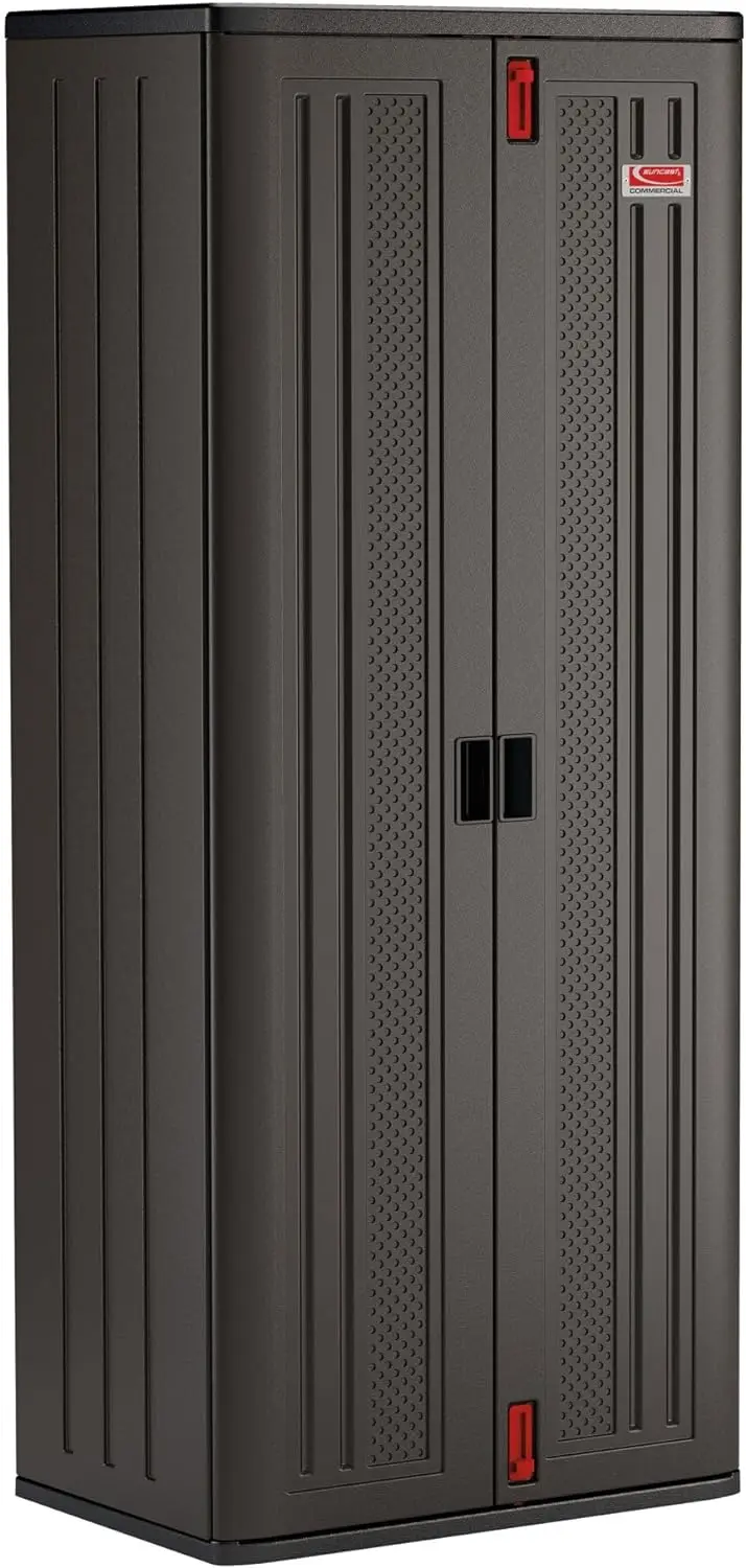 

New 19 Cubic Ft. Heavy-Duty Resin Cabinet with 4 Shelves, Black