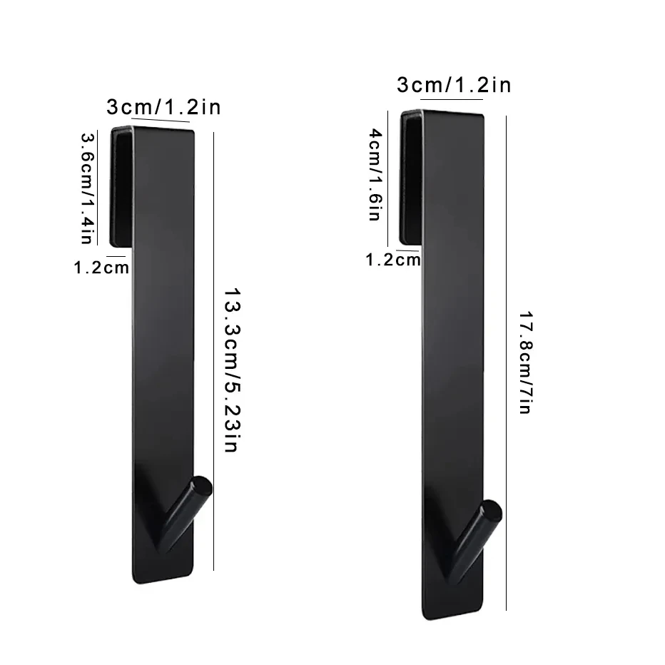 Bathroom Shower Door Back Stainless Steel S-Shape Hook for Towel and Bathrobe