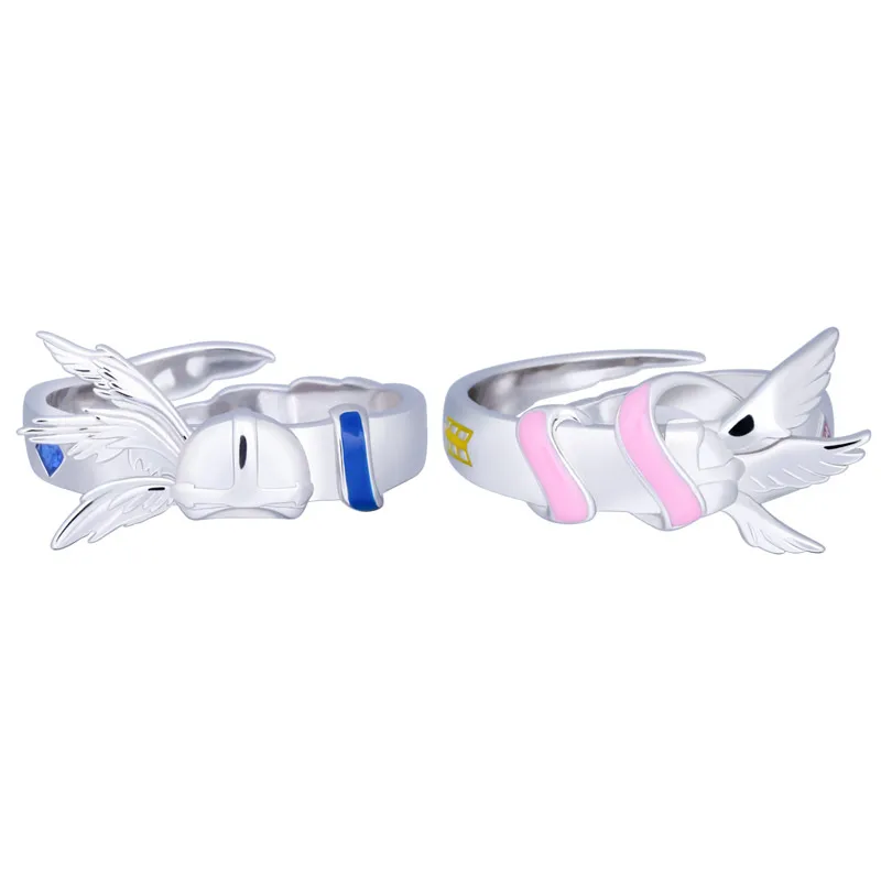 Anime Cartoon Digimon Digital Monster Cherubimon Ring Angel Angewomon Cosplay Accessories Metal Unisex Gifts anime ring