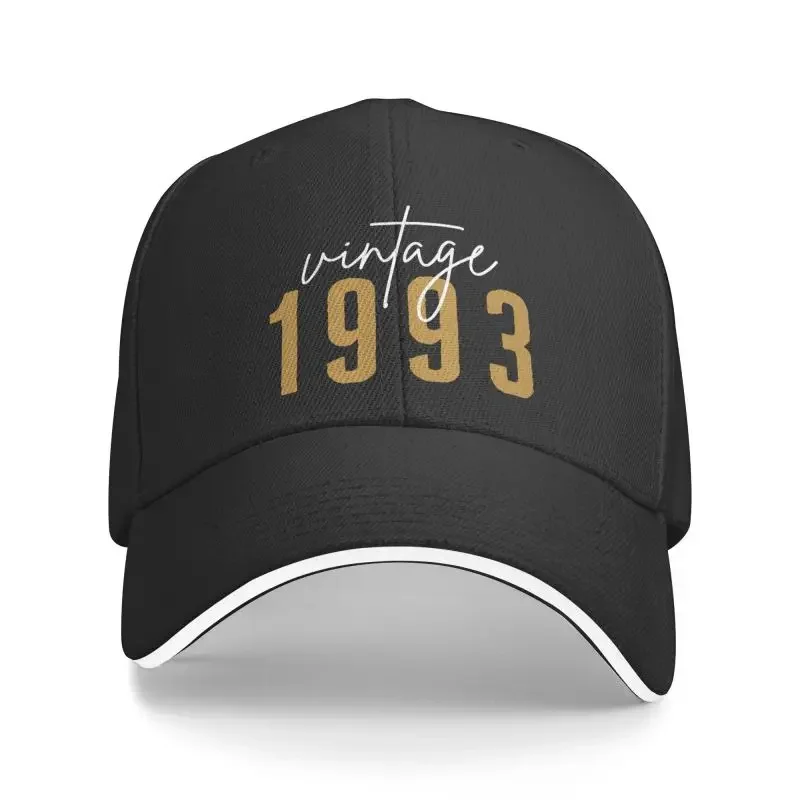 

Custom Vintage 1993 Baseball Cap for Men Women Breathable Dad Hat Streetwear