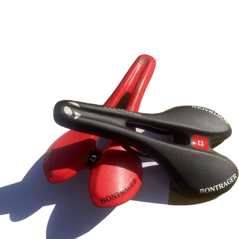 Bontrager Ultra Soft Red/Black Carbon Breathable Road & MTB Saddle