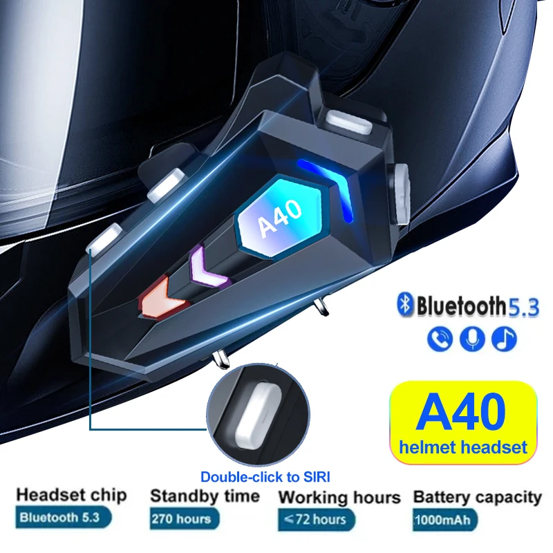 Helmet Headset Wireless Hands-free Motorcycle