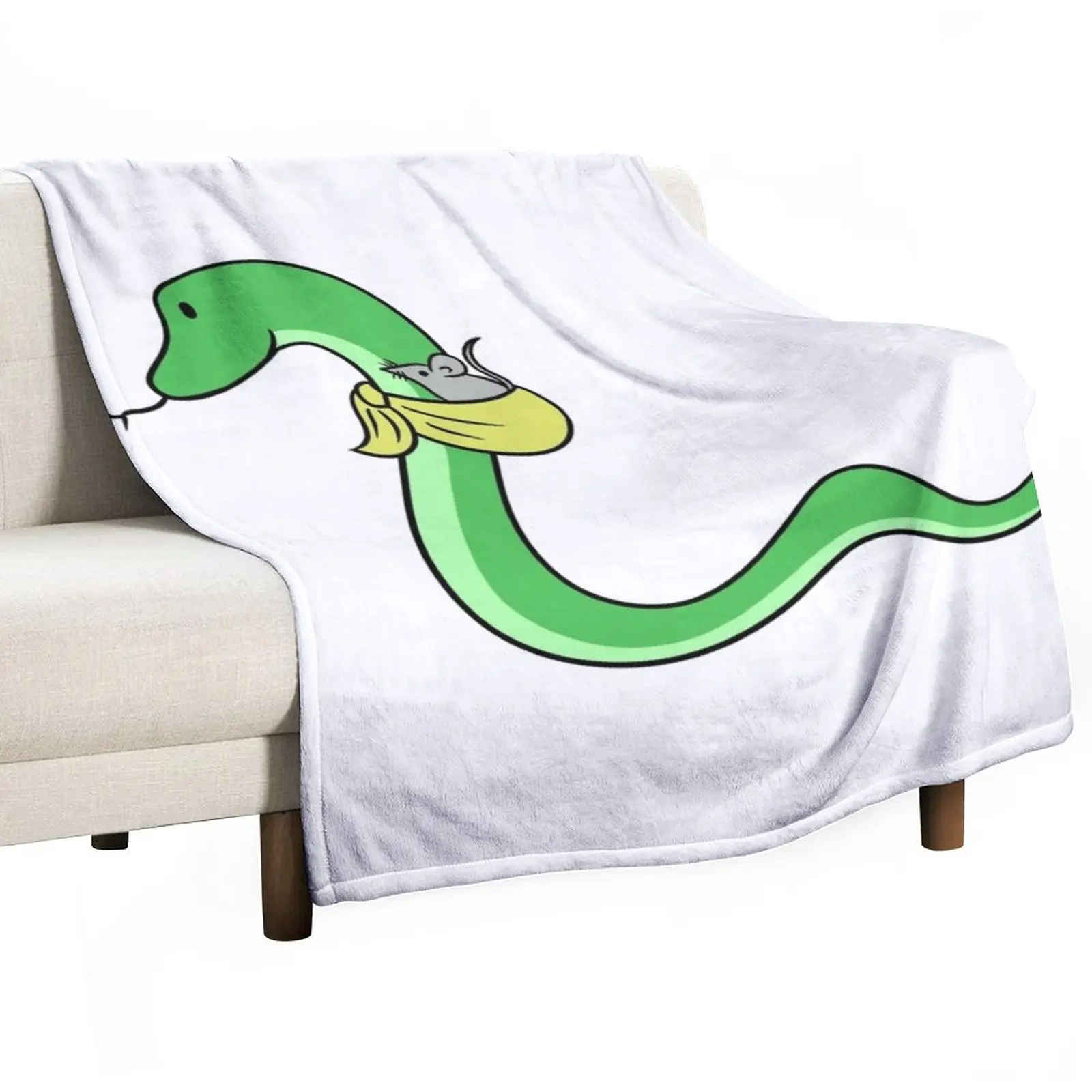 

New Snake and mouse outing Throw Blanket Weighted Blanket Giant Sofa Blanket Comforter Blanket sofa bed