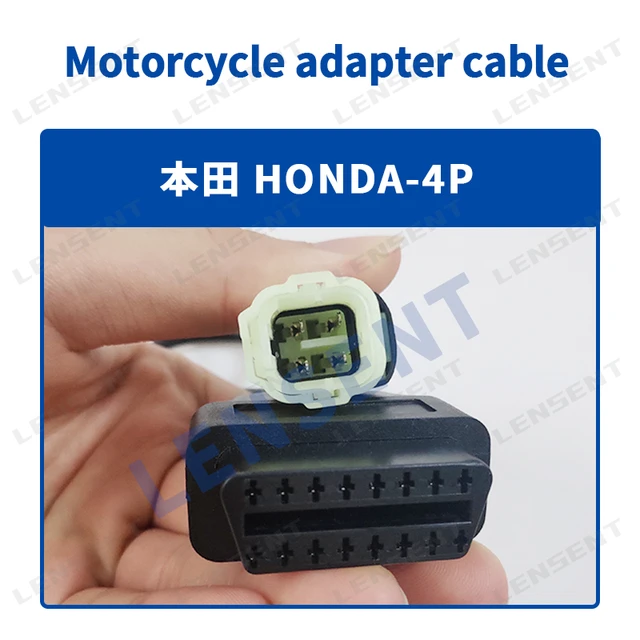 For Cfmoto 3pin Obd2 Motorcycle Diagnostic Cable Motorbike 3 Pin To 16pin  Obd Adapter Connector - Obd Adapter & Cable - AliExpress