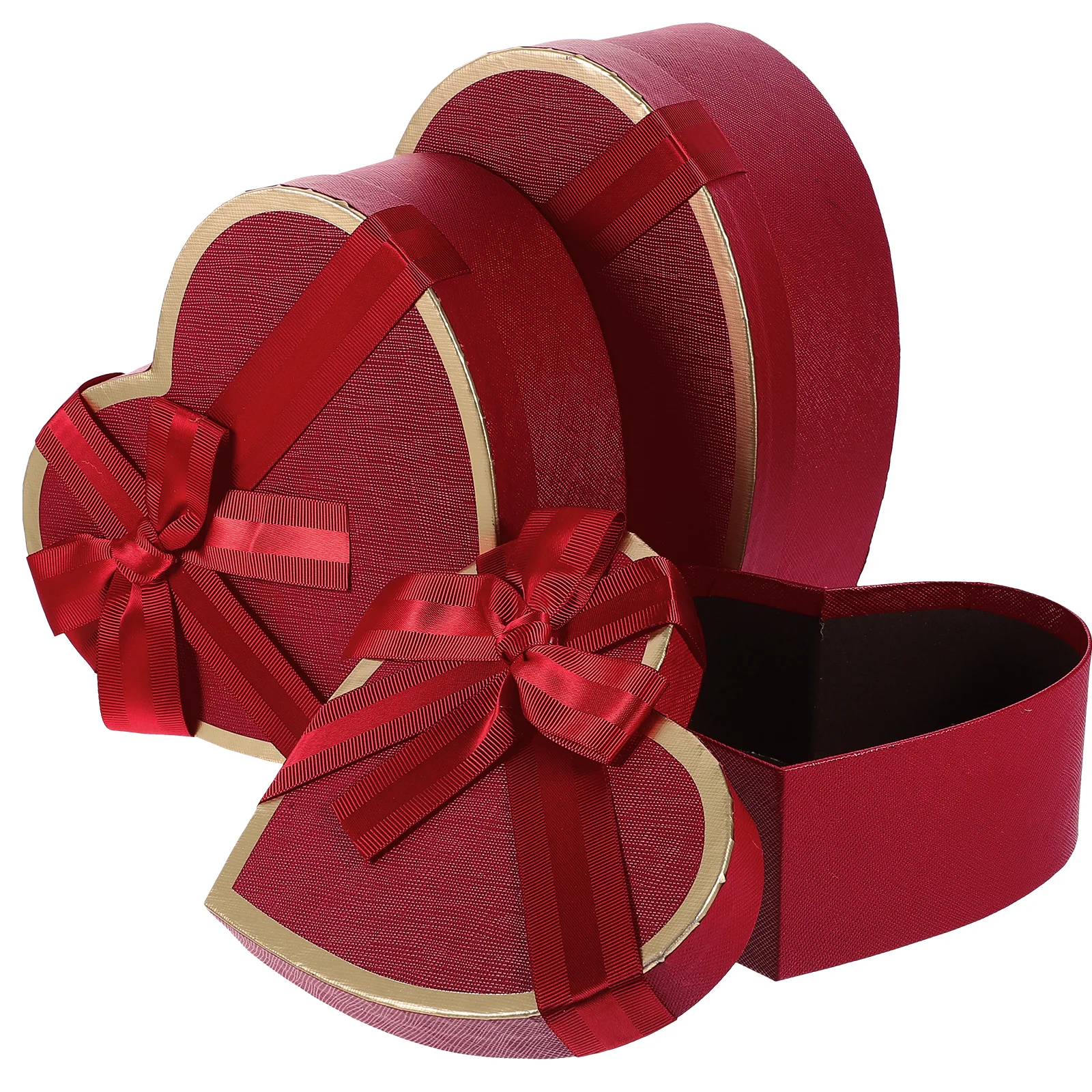 Oairse Set di 4 scatole regalo per torte con coperchio, scatola