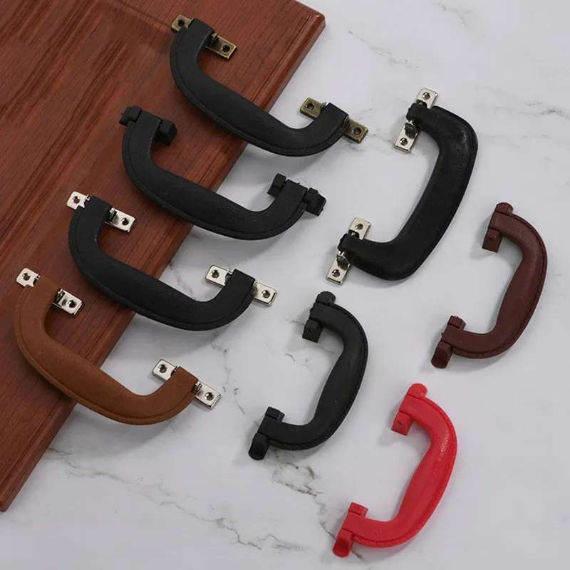 

1PC Handle Arch Box Tool Handle Retro Plastic Suitcase Holder Furniture Hardware Antique Leather Case Handle Accessories