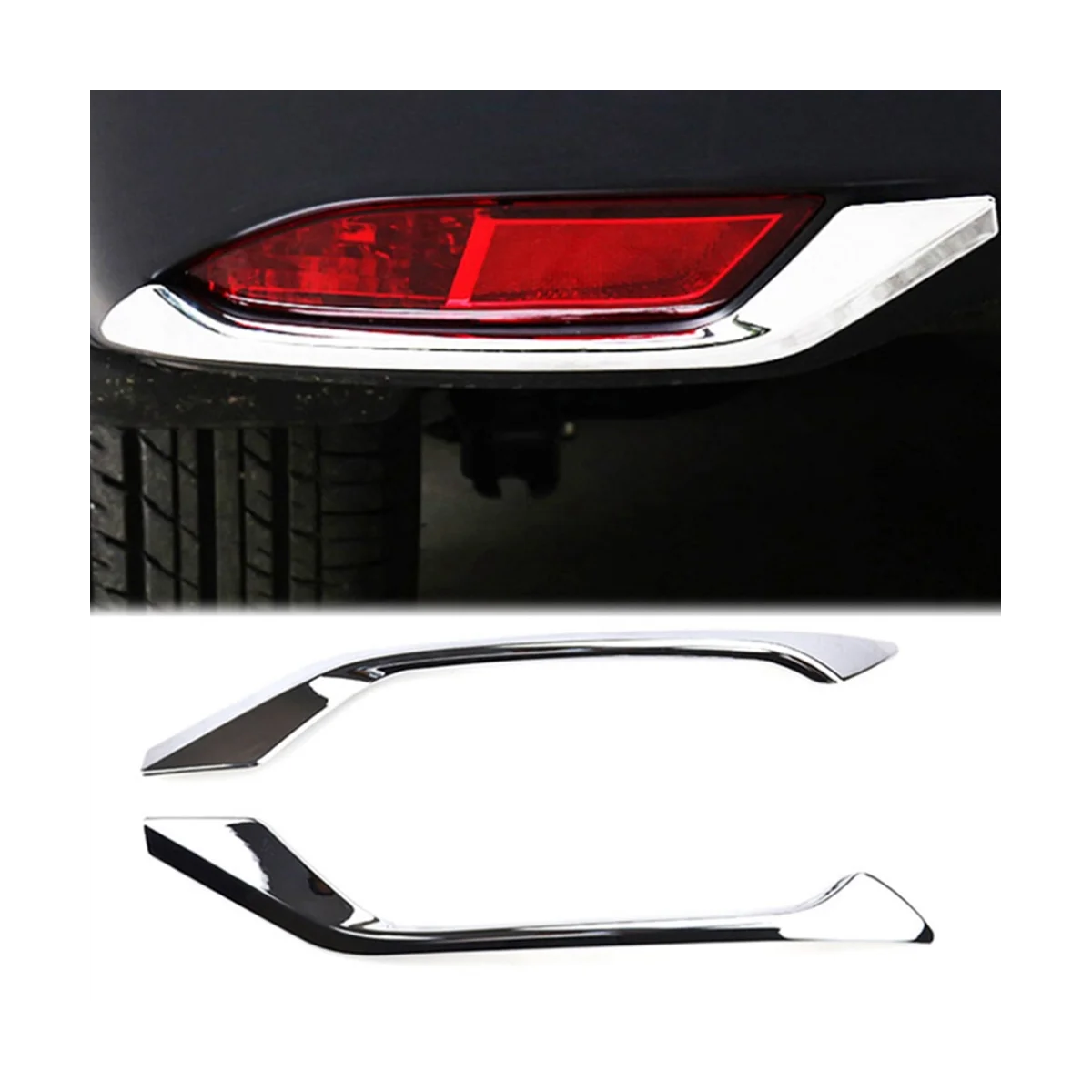 

2 шт., автомобильные аксессуары для Honda лампа заднего противотуманного фонаря V Vezel 2014-2019