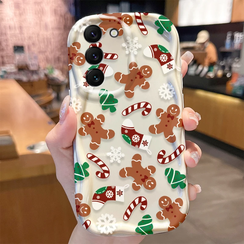 Luxury Christmas Pattern Phone Case - Festive Design Back Cover