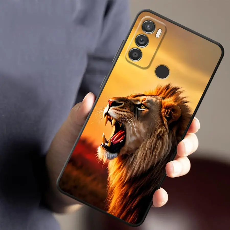 Cool Lion Design Phone Cover Case