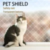Pet Protective Cover Cat Net Floating Window Mesh Plastic Nylon Steel Wire Grid Garden Balcony Safety Fall Prevention Netting