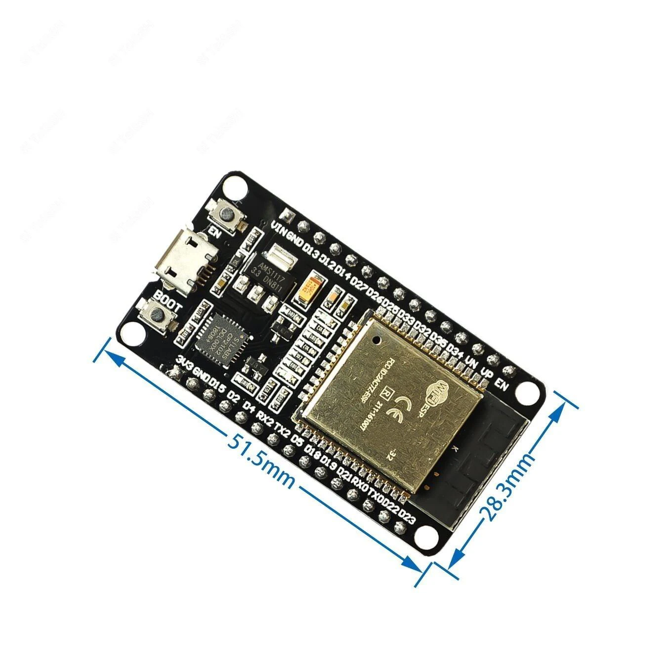 รูปสินค้า โมดูลควบคุมอัจฉริยะ Wi-Fi บลูทูธ สำหรับโปรเจกต์ IoT