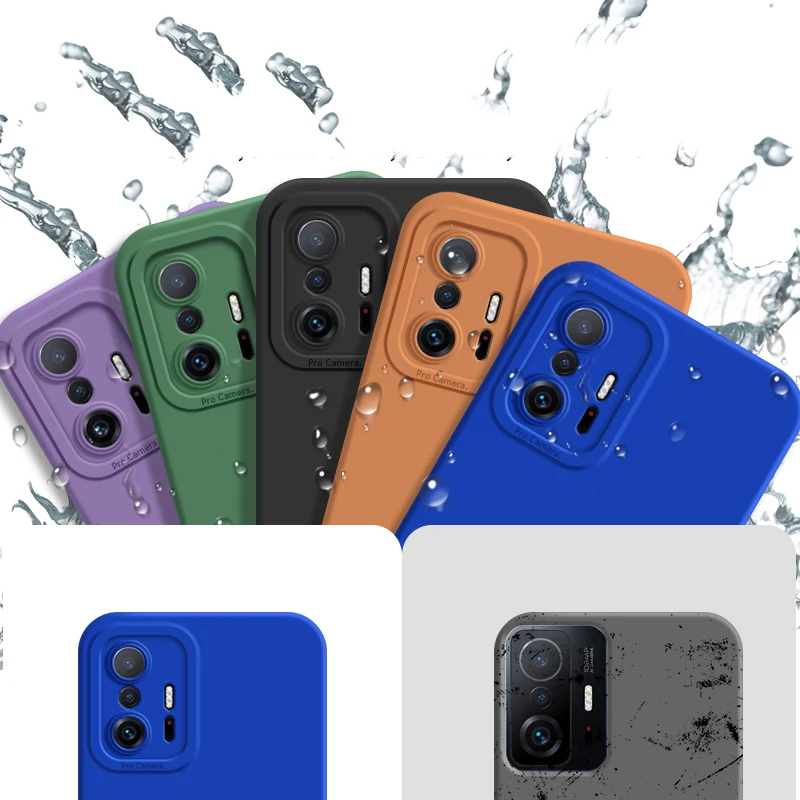 Coque de téléphone carrée mate Candy pour Xiaomi Mi 11 Lite 5G NE Coque en silicone So pour Xiaomi 12 Pro 12X Mi 11T 10T Pro 11 Lite_voghion.com