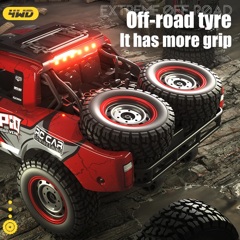 Remote Control 1:16 4WD High Speed Drift RC Car with Light