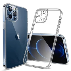 Crystal Clear Transparent Soft TPU Silicone Case - Ultra Slim Protective Back Cover for iPhone 14 Plus (Clear)
