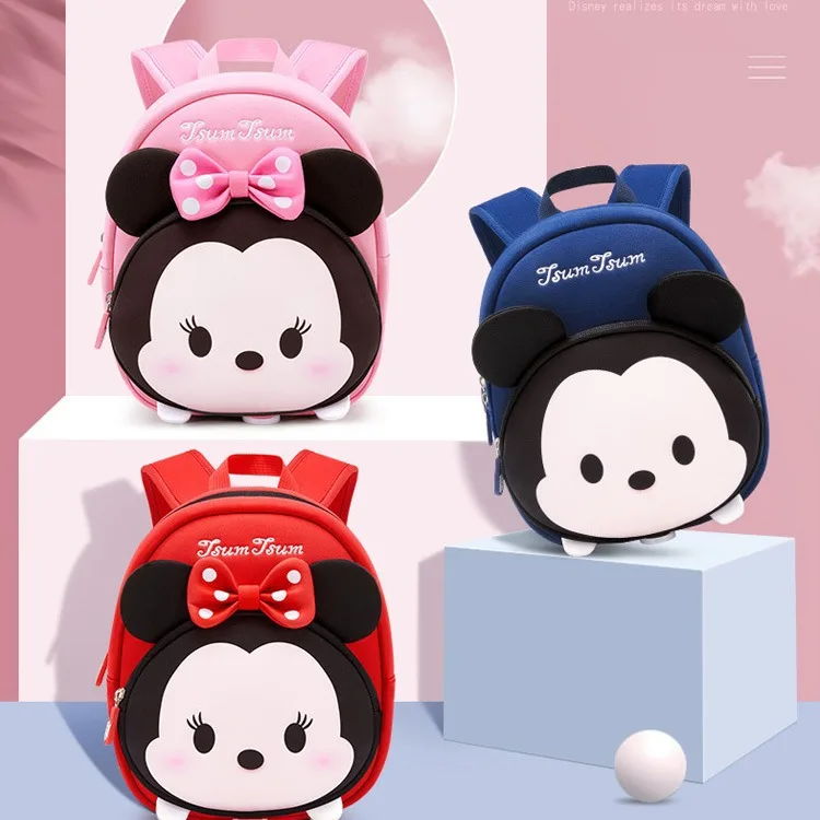 

Disney Cute Mickey Trendy Small Backpack Children's Backpack Boys and Girls Fashionable and Versatile Kindergarten School Bag