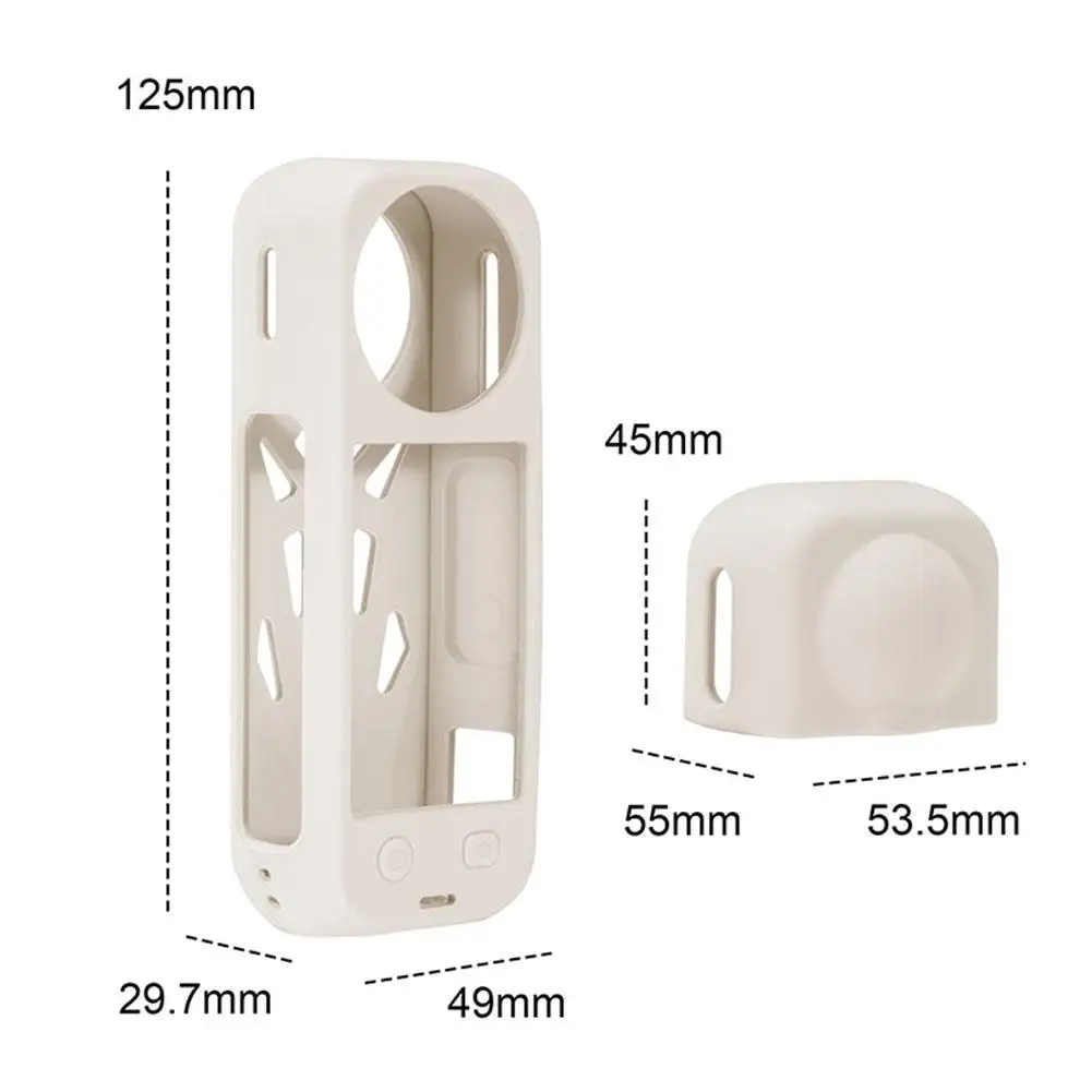 Silicone Protective Cover for Sports Camera Black