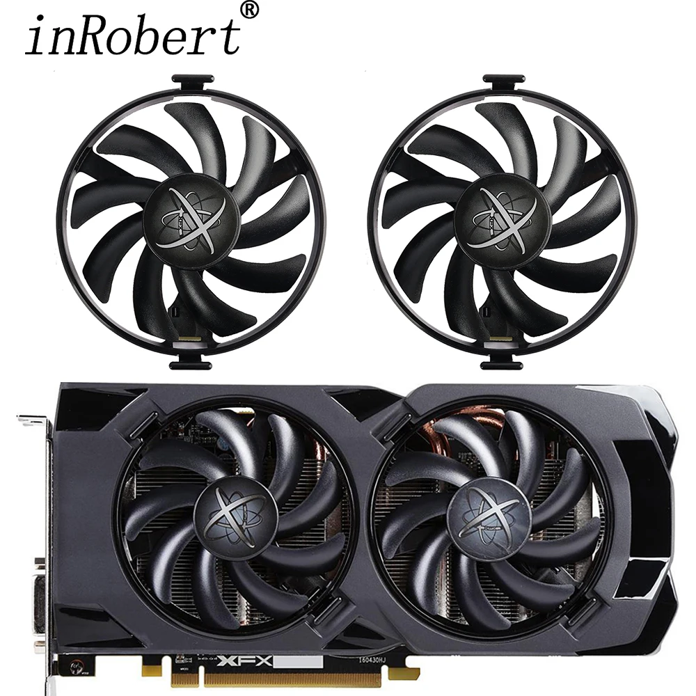 La Nuova Ventola Di Raffreddamento A Led Fdc10H12S9-C Sostituisce Per Xfx Amd Radeon R7 370 Rx 470 480 570 580 Rx460 Rx 460 Raffreddamento Delle Sched