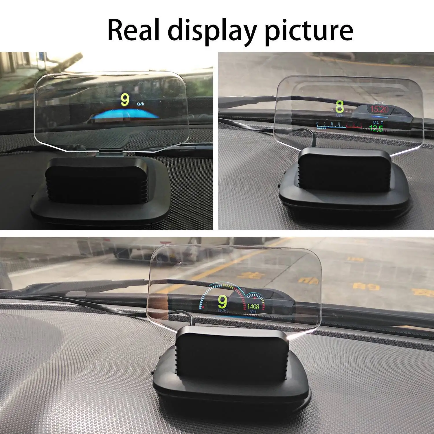 HUD + OBD HD  ÷, GPS ׺̼,   ӵ ,  溸, ڵ ӵ 