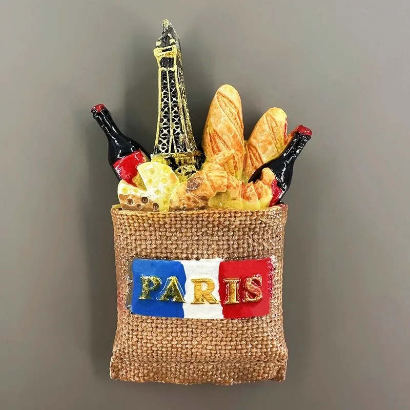 Description Picture 5 of itemFrance Travelling Souvenirs Chambord Fridge Magnets La baie de Somme Perigord Primatiale St-Jean Arles Fridge Stickers Gifts