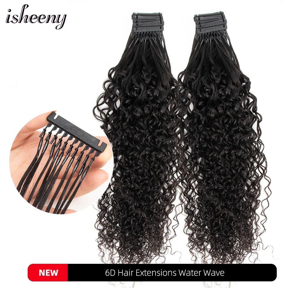 

Волосы Isheeny 6D, натуральные, волнистые, 40-60 см, 100 г, 16-24 дюйма
