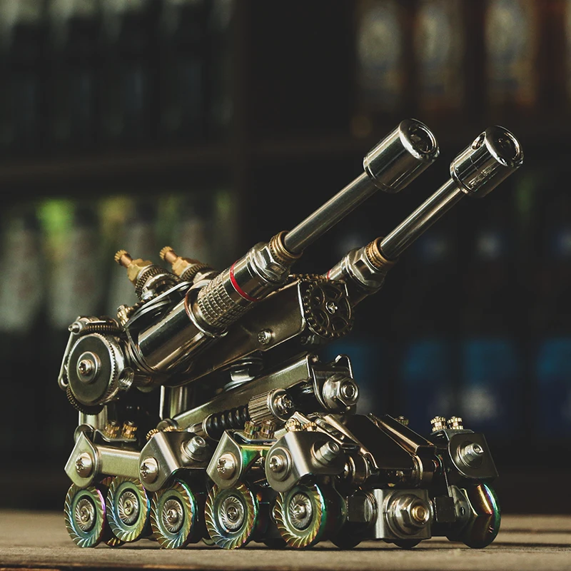 Punk Variable Precision 3D Three-dimensional Metal Assembled Tank