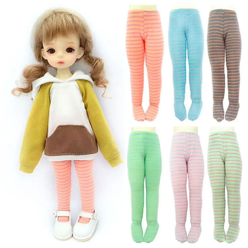 

Doll Leggings Doll Accessories Casual Wear Pants Dolll Stripe Pants Doll Trousers 1/6 Doll Clothes Prince Doll Pants