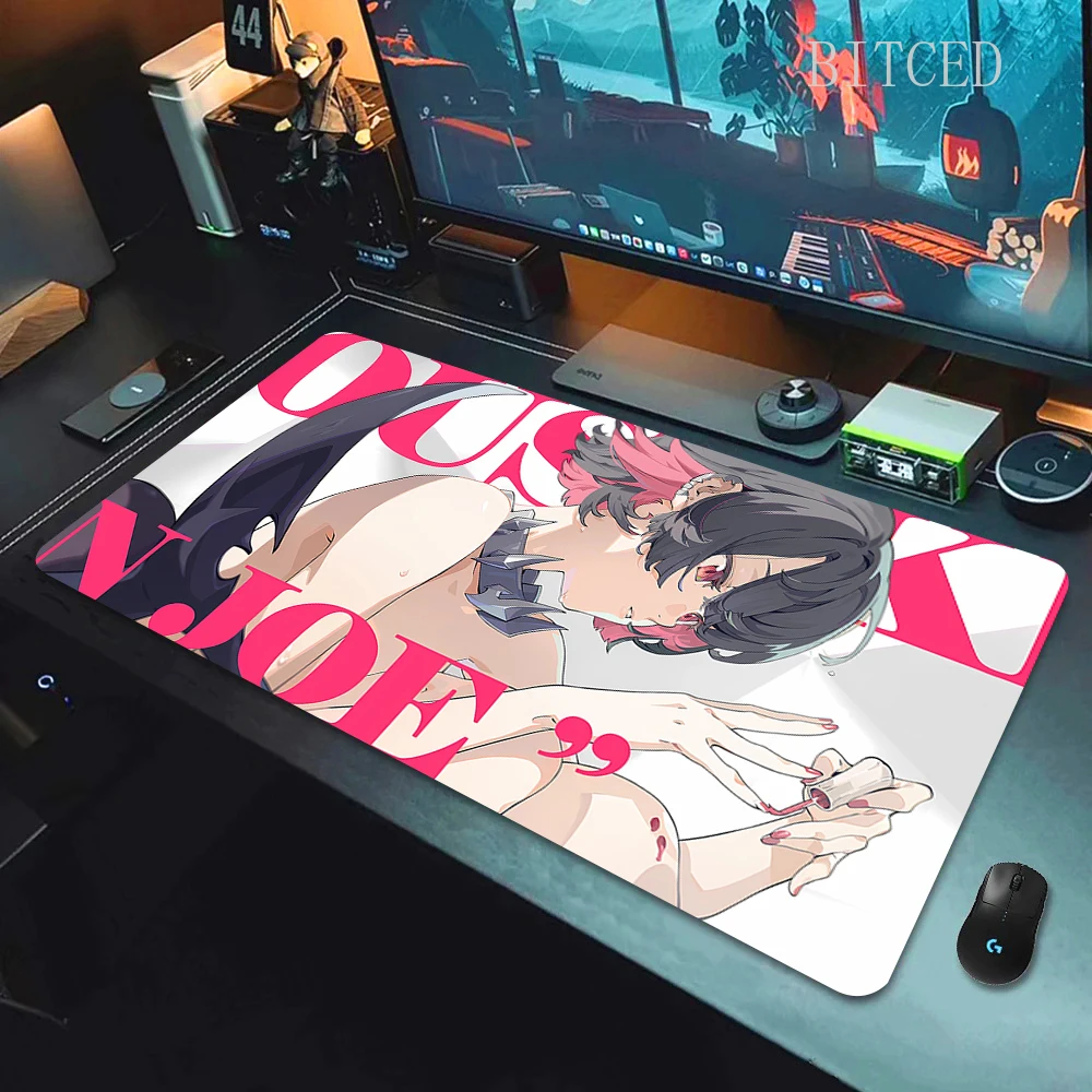 Zenless Zone Zero Gaming Mousepad 900x400 Large Non-slip Desk Mat Billy the Kid Nicole Ellen Anby Demara
