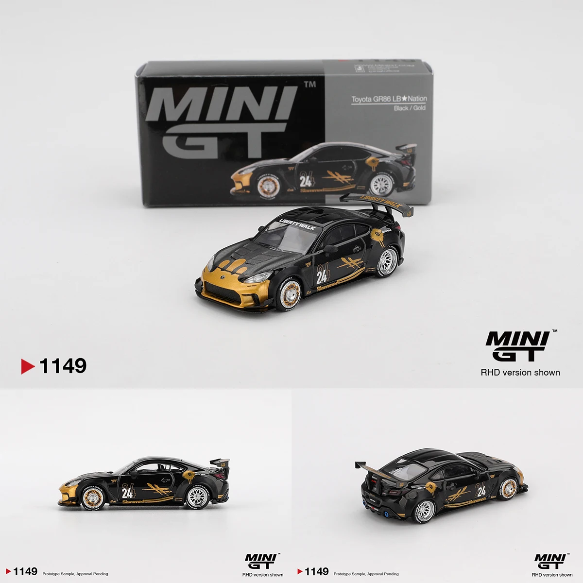 In Stock MINIGT LB Wide Body Collection 1:64 LBWK Lamborghini GTR