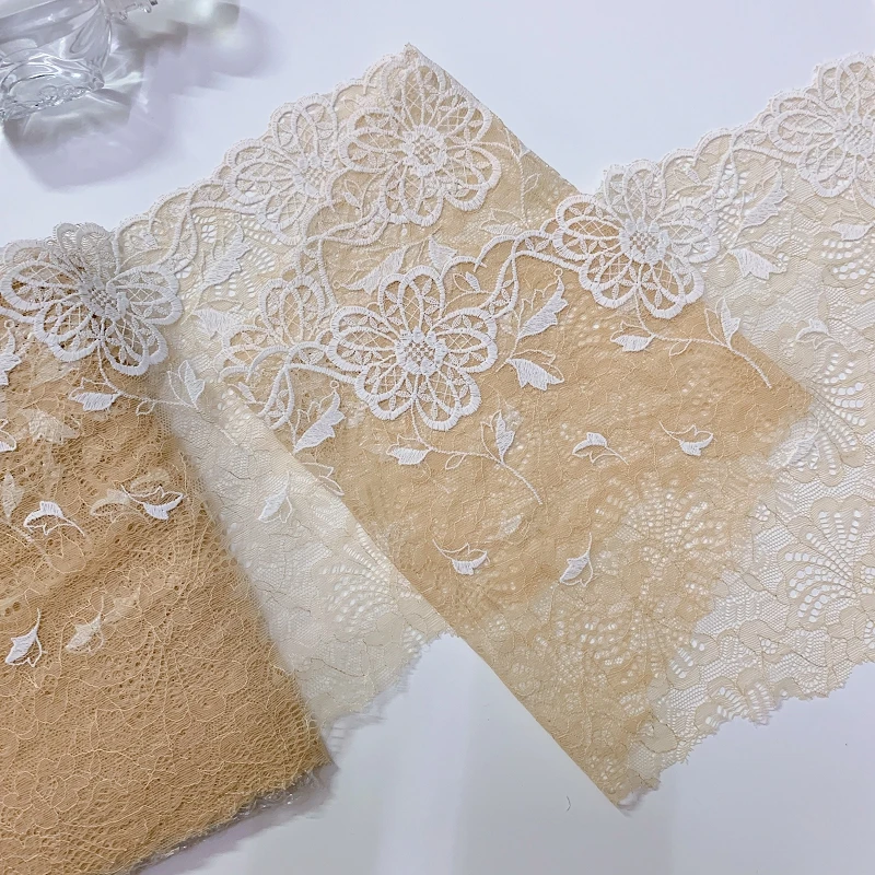 

30Yds Yellow Lace Trim Bra Accessories Clothing Sewing Crafts Appliques Handmade DIY Lingerie Underwear Embroidery Fabric