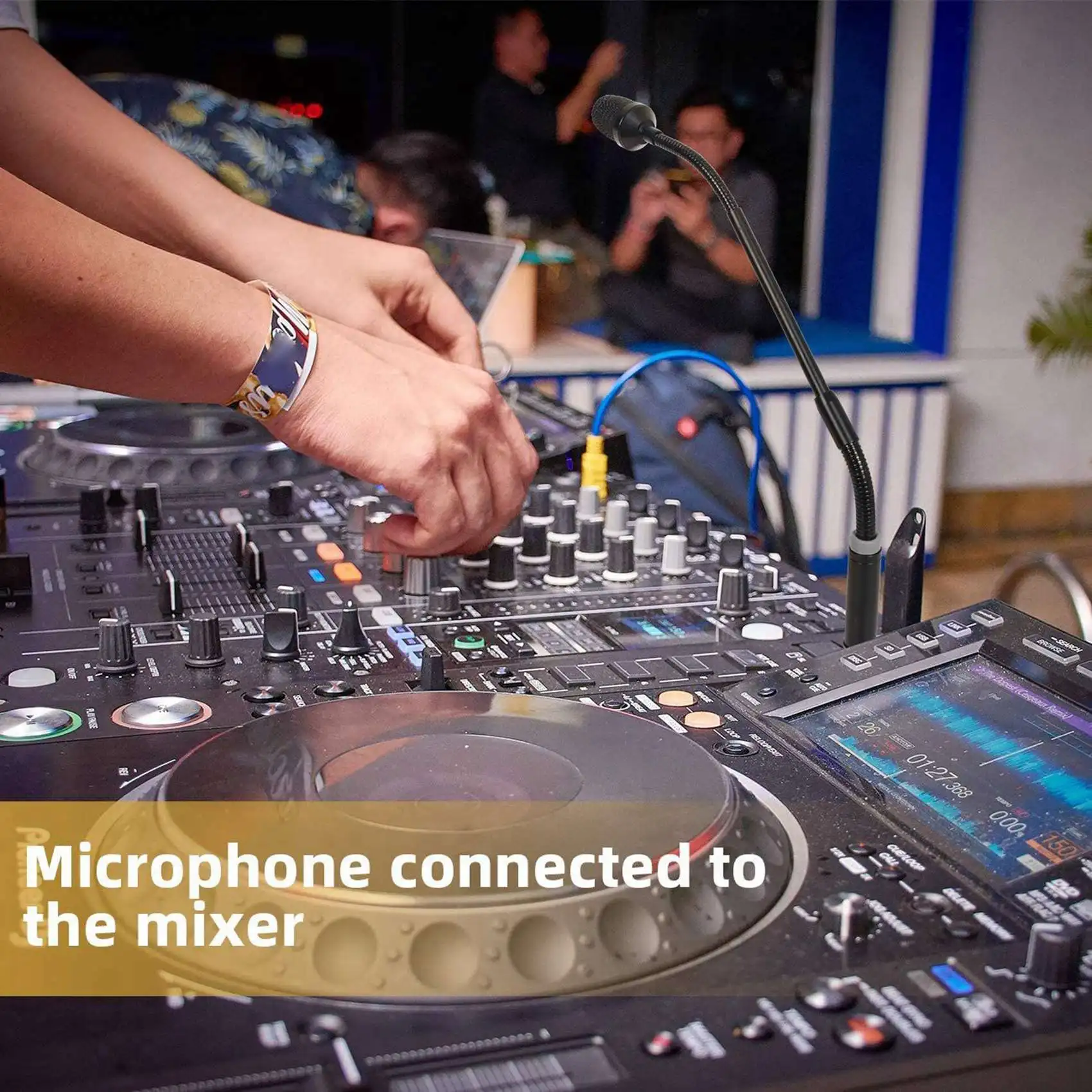 ELECT-2X Microfono DJ dinamico professionale per mixer Disco dedicato Shouting Microfone KTV Bar Microfono DJ a collo di cigno