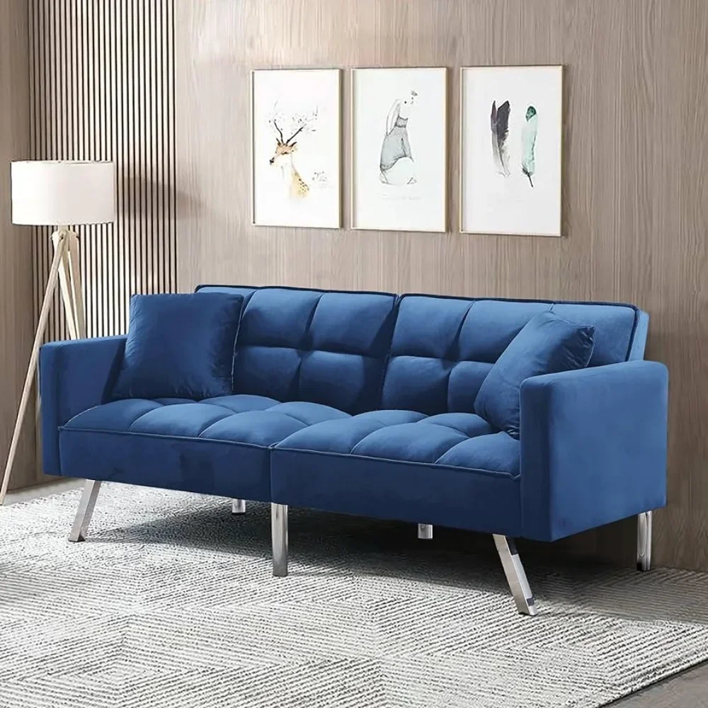 

Dorm Sofas for Living Room Office Sofa Compact Small Spaces 74'' Convertible Futon Sofa Bed Apartment Freight Free Furniture