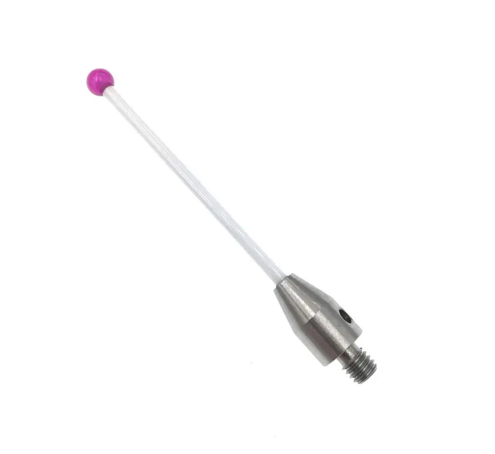 CMM Touch Probe Stylus 4mm Ruby Ball Tips M4 Thread Ceramic Stem 50mm Long A-5003-4799