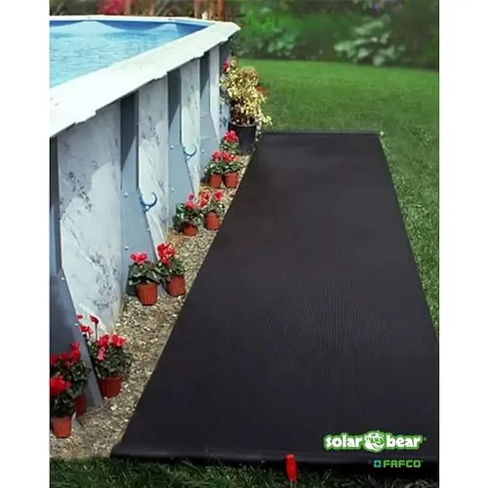 Efficient Above-Ground Pool Solar Heater Kit with Manual Control Valve Durable Design