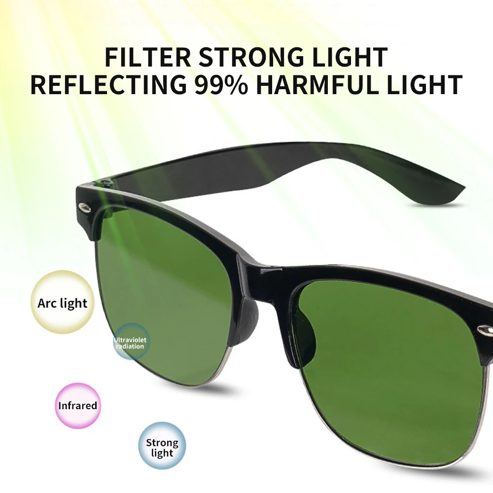 Welding Glasses Goggles Sunglasses Glass Lenses Welder Cutting And Grinding Anti-splash Special Welding Protective Glasses