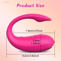 APP-Steuerung Vibro-Liebesei Tragbares Damenhöschen Vibrator Vagina G-Punkt-Stimulator Interaktion Erwachsenes Sexspielzeug für Paare 5