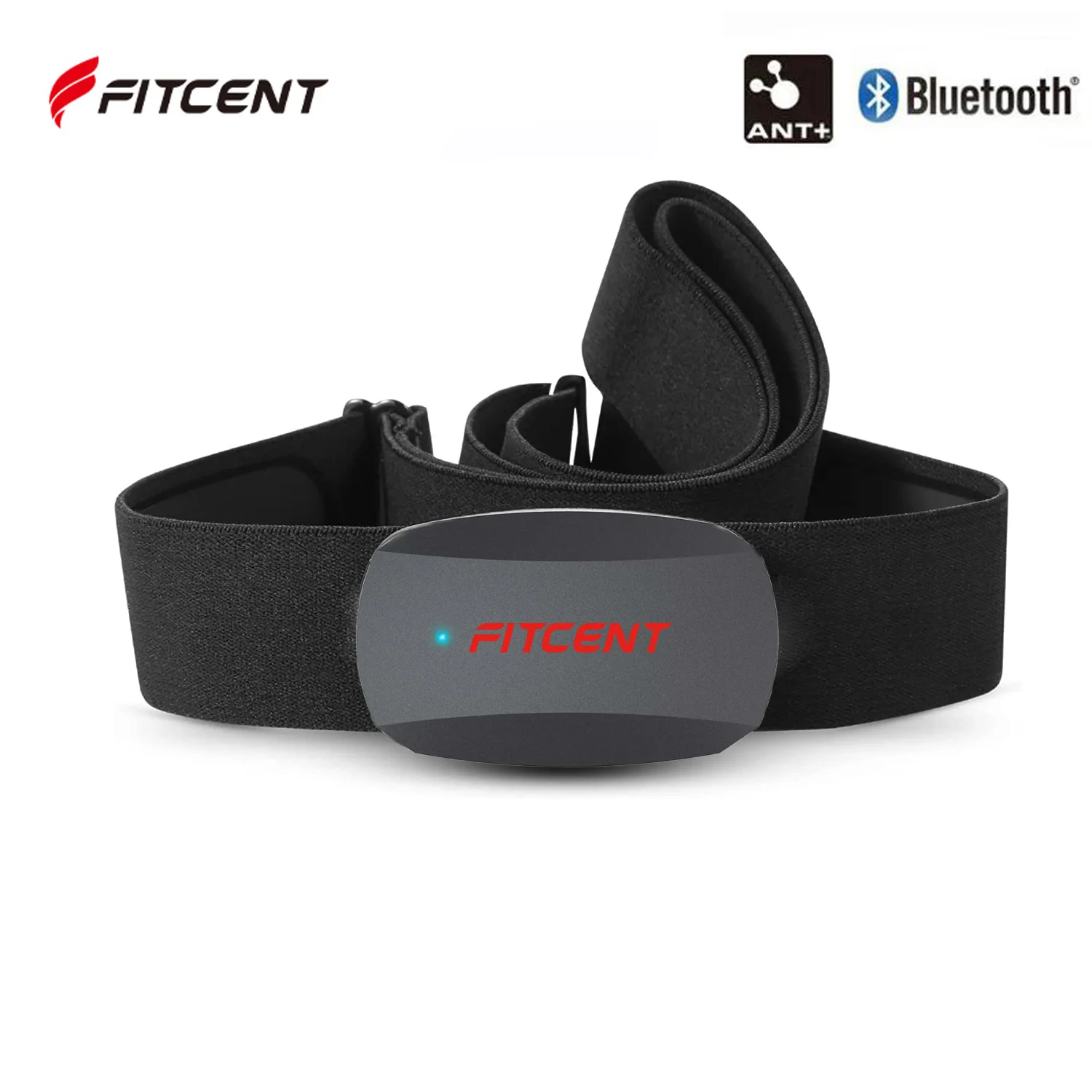 

HR Sensor Chest Strap Heart Rate Monitor Band Bluetooth 5.0 ANT+ IP67 Waterproof Belt Real-Time Heart Rate Data Runninng Sports