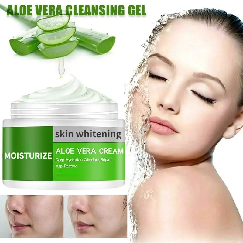 AloeVeraCreamFaceMoisturizingRepairingBrighteningFacialSkin