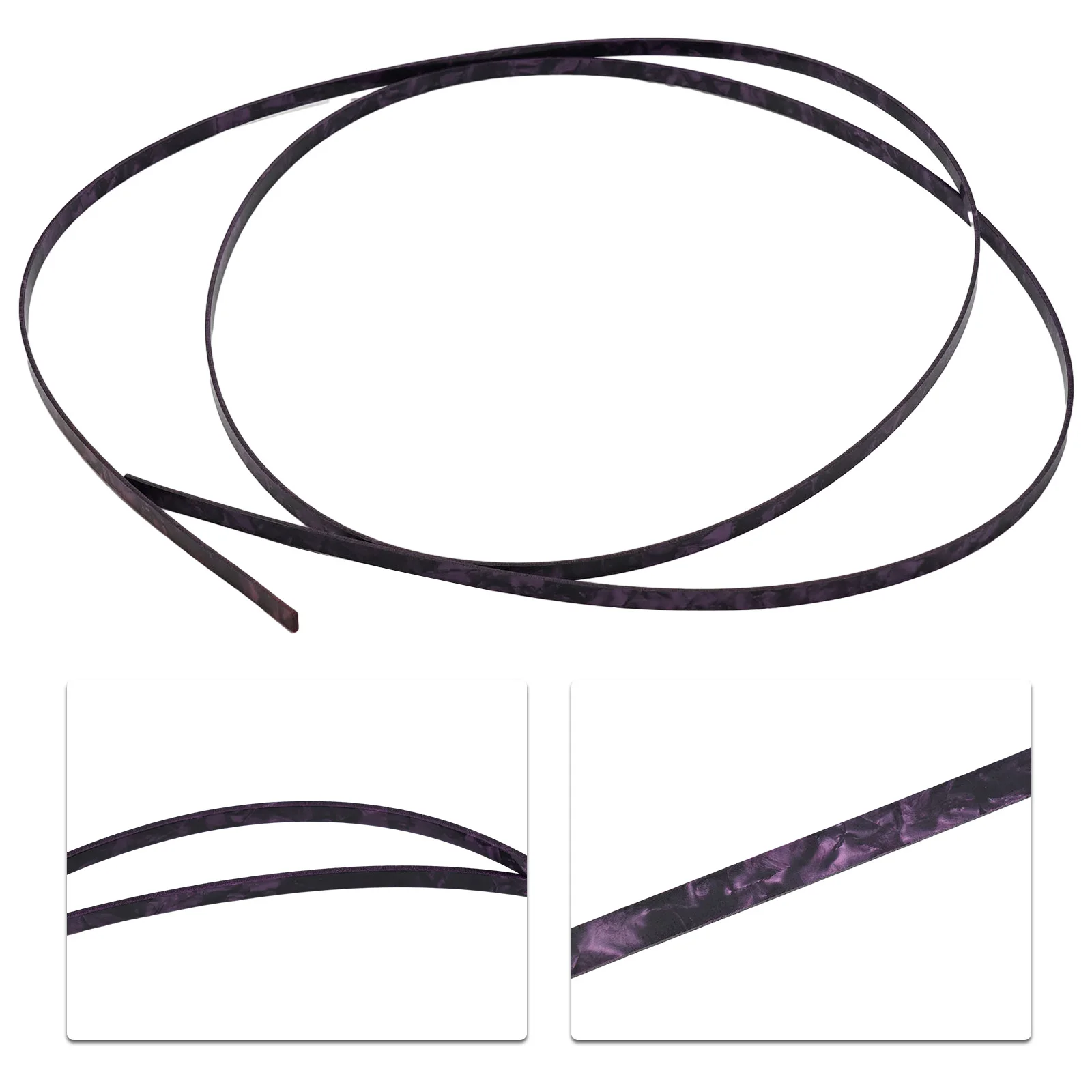 Gitarren-Binding Purfling-Streifen Gitarrenkanten-Verzierung Einlage für Hals und Korpus Gitarrenbauer-Werkzeug 1600*6mm Gitarrenteile Zubehör – Detail 12