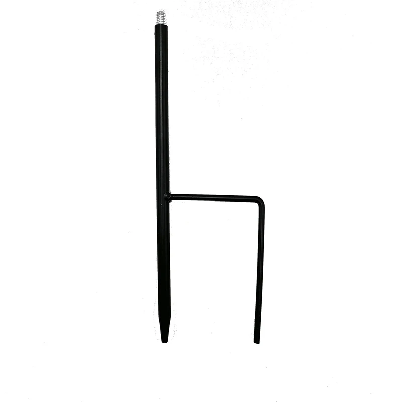 Garden Outdoor Single Hook With Base Multifunction Solar Light Lanterns Garden Heavy Duty Bird Feeder Pole